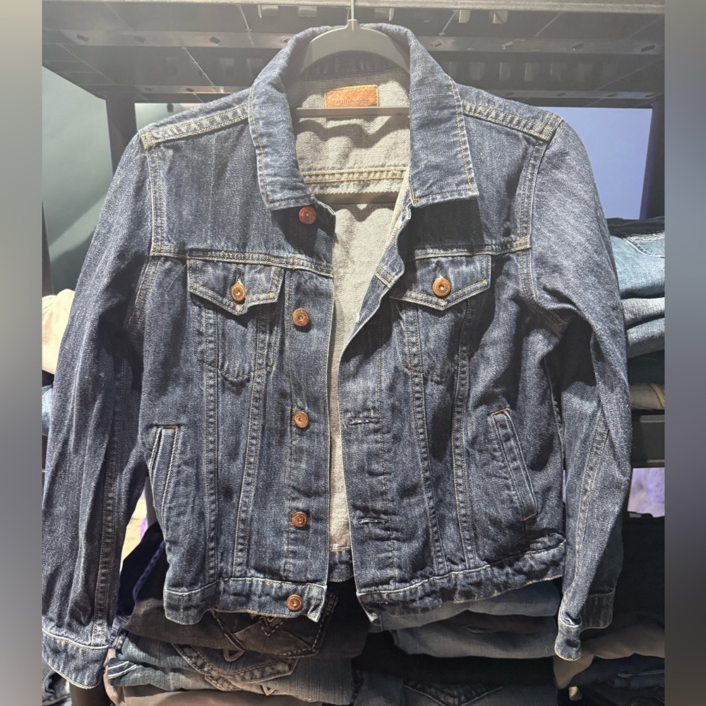 Earth Music & Ecology Denim Jacket Mid-length Size  M Used  EUC